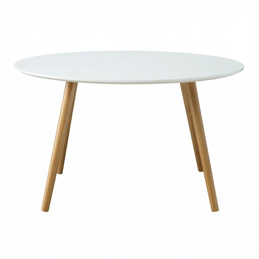 Multi-Color Round Coffee Table with Sturdy Construction and Compact Design SKU