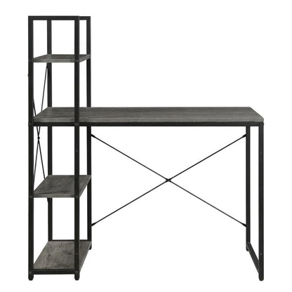Multi-Functional Office Desk With Shelves For Organized Workspace