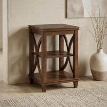 Modern End Table with Wooden Finish and Minimalist Design
