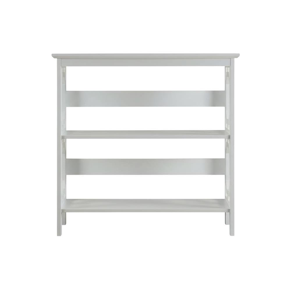 3-Tier Bookcase with Durable Non-Lead Base Paint Finish