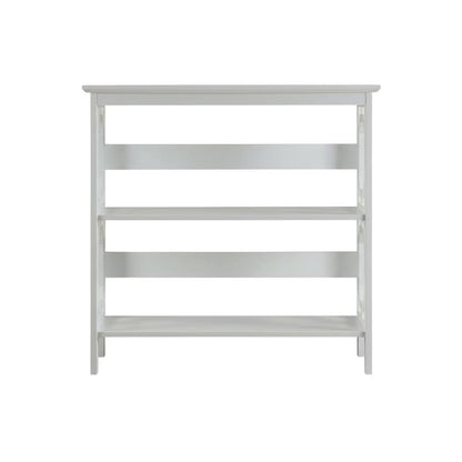 3-Tier Bookcase with Durable Non-Lead Base Paint Finish