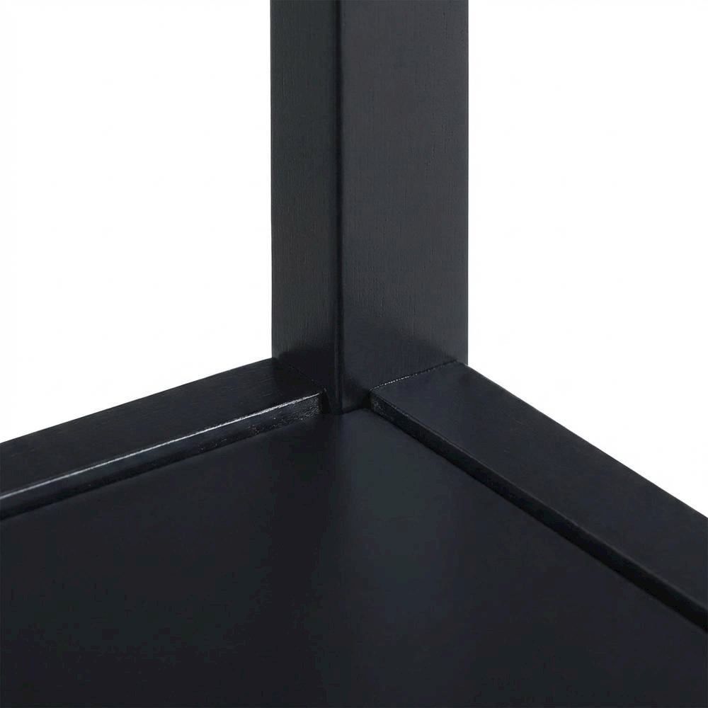 End Table with Cabinet in Classic Finish, Durable Wood Lens