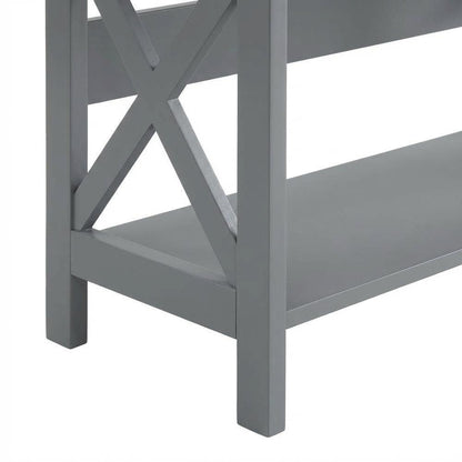 Wooden 5-Tier Bookcase in Rustic Finish with Classic Storage Design