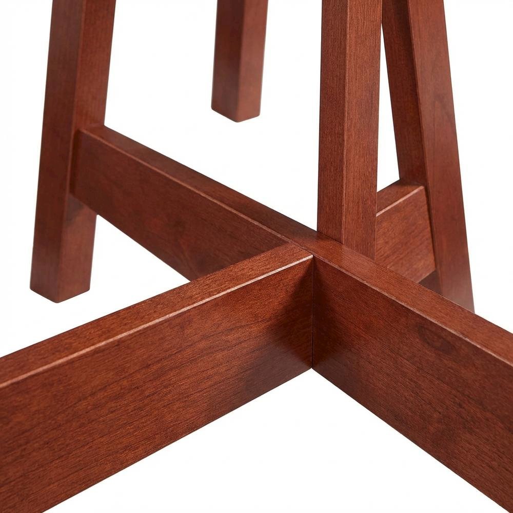 Cherry Trestle Desk, Integrated Charging Station, Melamine Finish