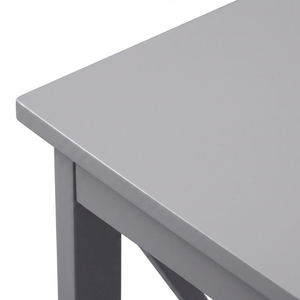Wooden end table with shelf for living room or bedroom use