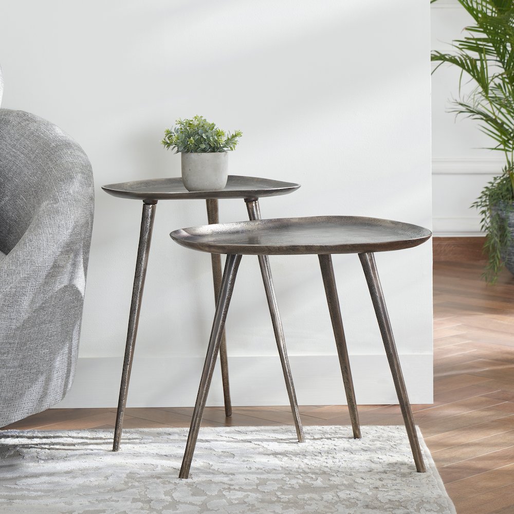 Bali Metal Nesting End Tables