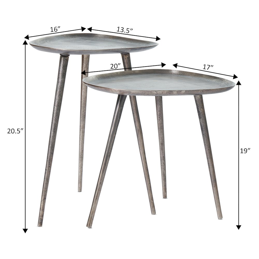 Bali Metal Nesting End Tables