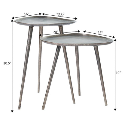 Bali Metal Nesting End Tables