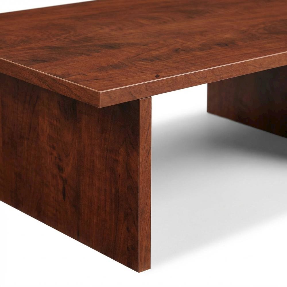 Cherry TV/Monitor Riser for TVs Up to 43 Inches with Particle Board Finish