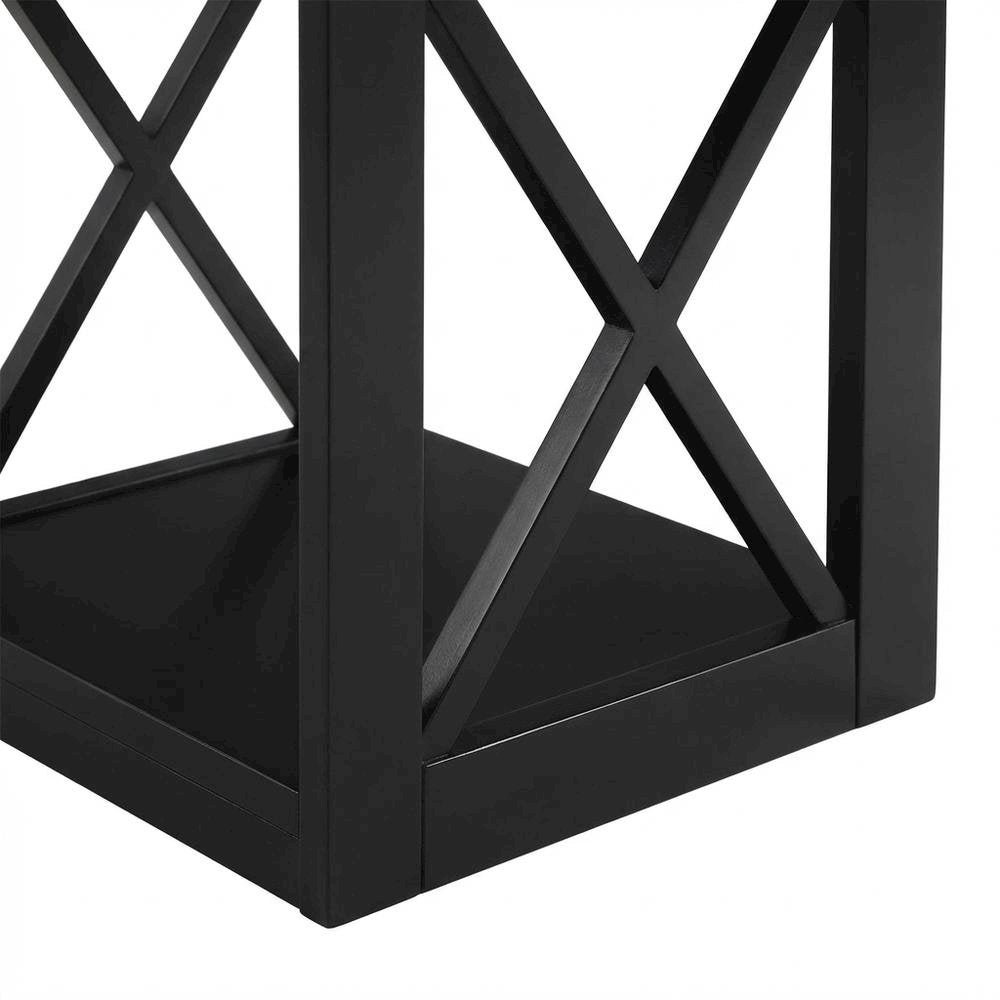 Corner Bookcase in Finish with 3 Shelves for Compact Storage
