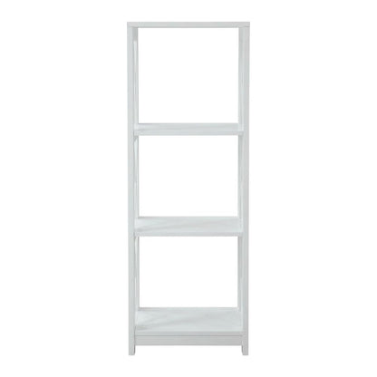 Modern 3-Tier Corner Bookcase with Durable Non-Lead Base Paint