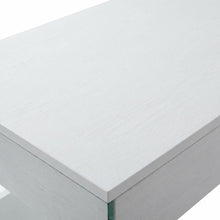 White Glass-Top Desk With Modern Contemporary Style