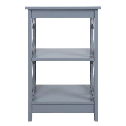 Black End Table with Modern Design and Solid Construction