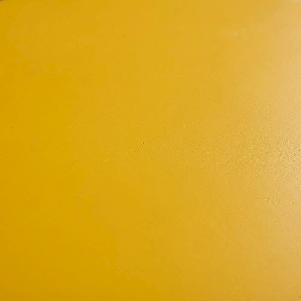 Yellow End Table with Shelves for Coastal-Style Home Decor