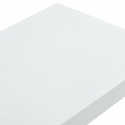 Contemporary White End Table with Sleek Design and Durable Finish