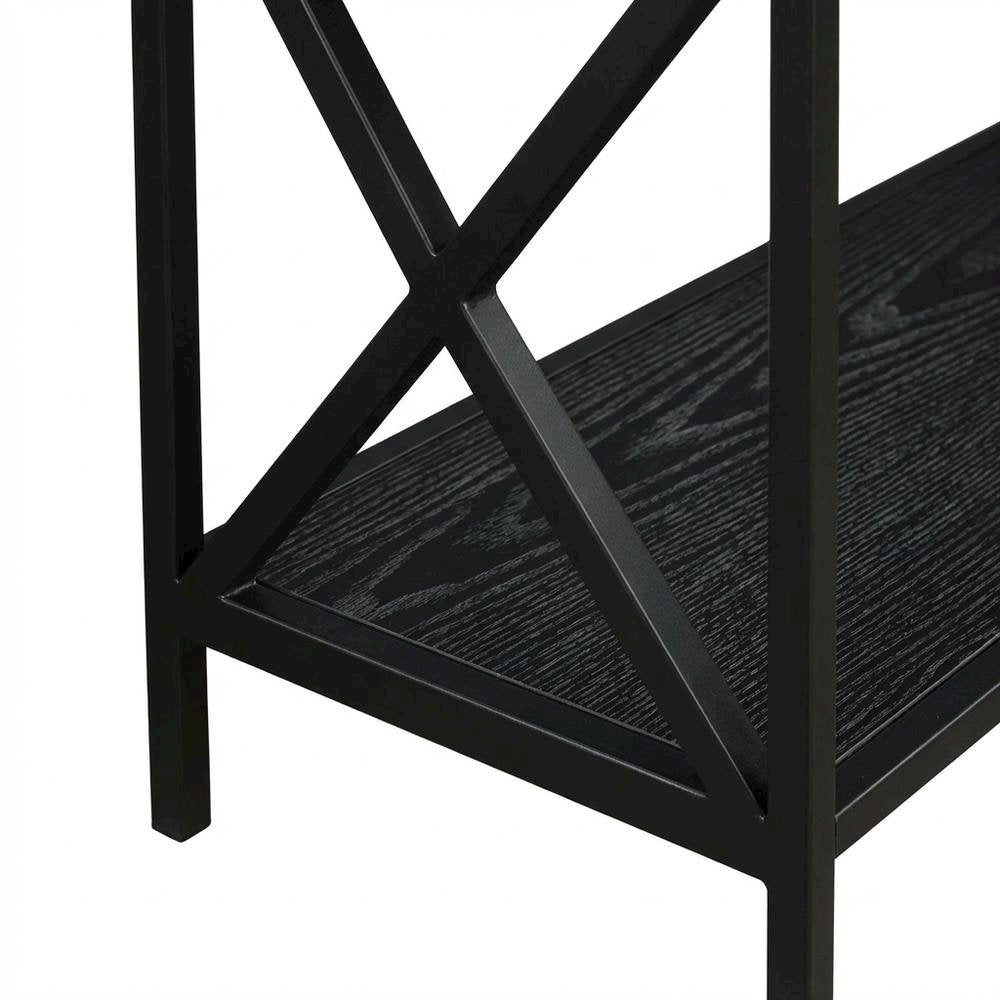 Steel 4-Tier Bookcase with Powder Coated Finish for Durable Storage