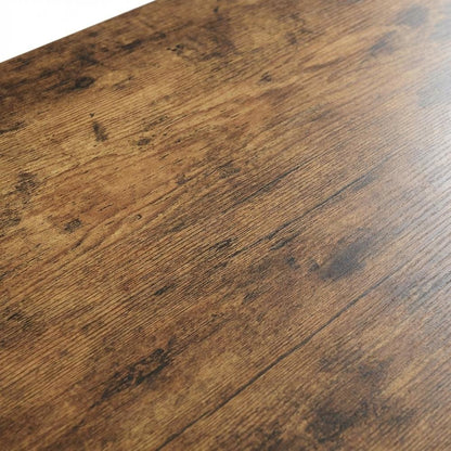 Durable Student Desk With Shelves And Melamine Veneer Finish