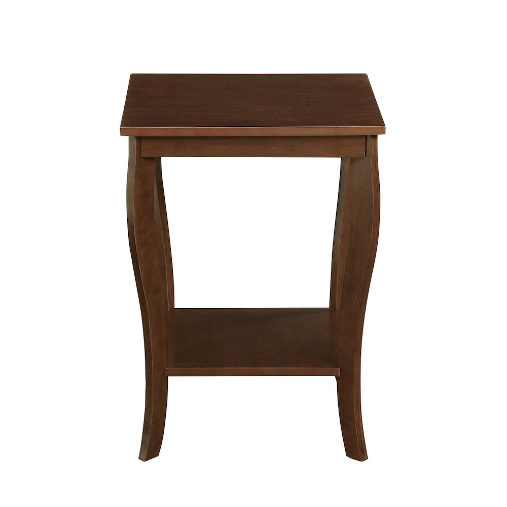 American Heritage Square End Table, Espresso