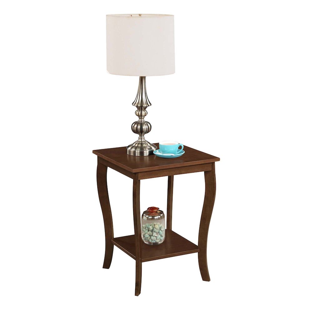 American Heritage Square End Table, Espresso