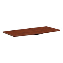 Brown TV stand - swivel riser, 37-inch screens, contemporary style