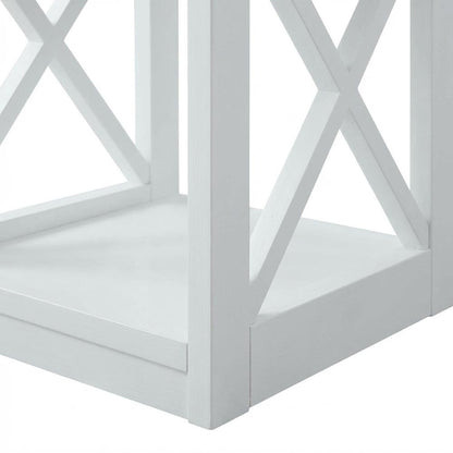Modern 3-Tier Corner Bookcase with Durable Non-Lead Base Paint