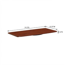 Brown TV stand - swivel riser, 37-inch screens, contemporary style