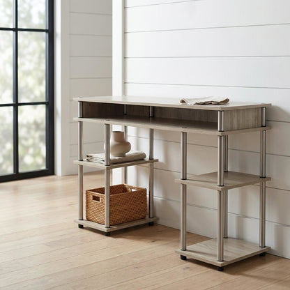 Compact Student Desk With Shelves For Organizing Workspace