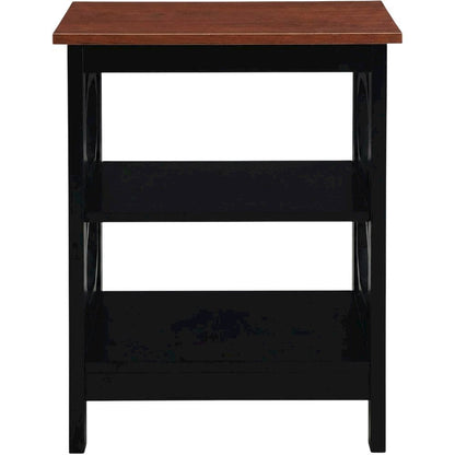 Wooden End Table with Sleek Design and Stable Construction