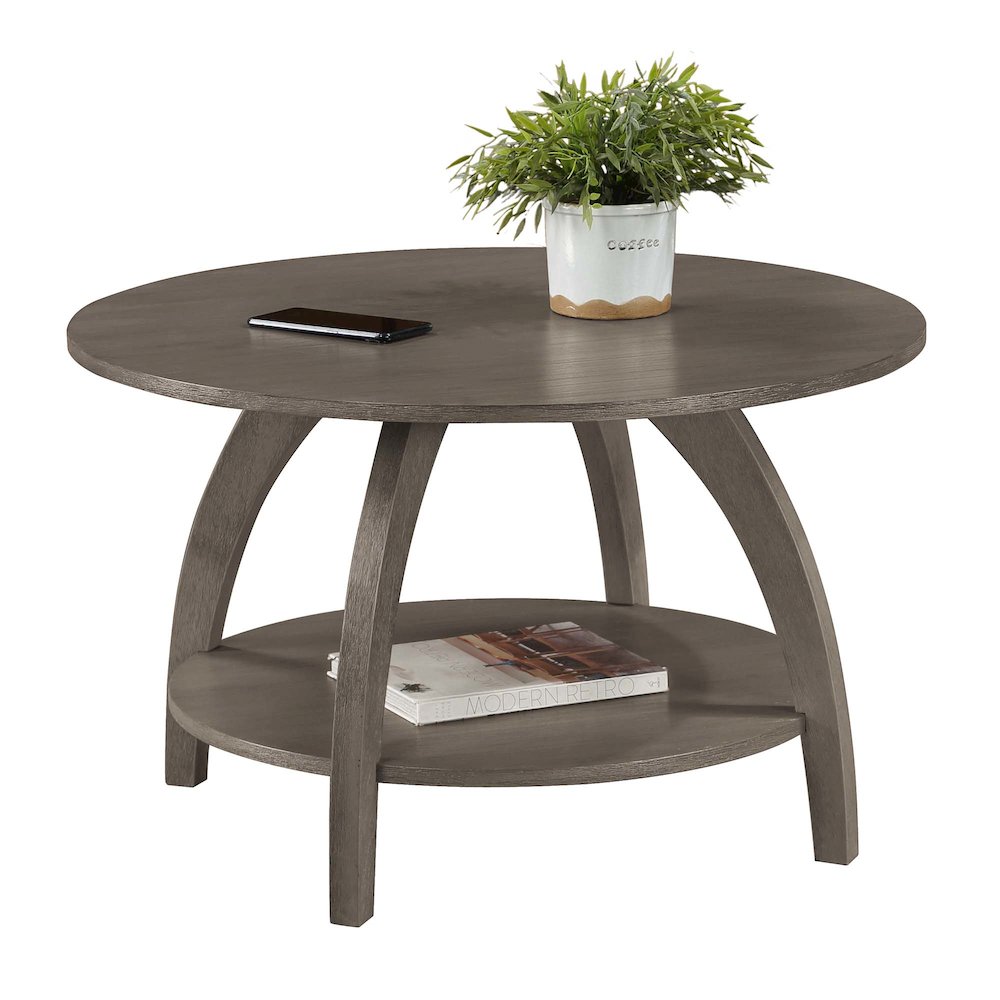 Aldrin Coffee Table with Shelf