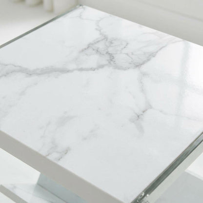Wooden End Table with Durable Finish and Modern Design
