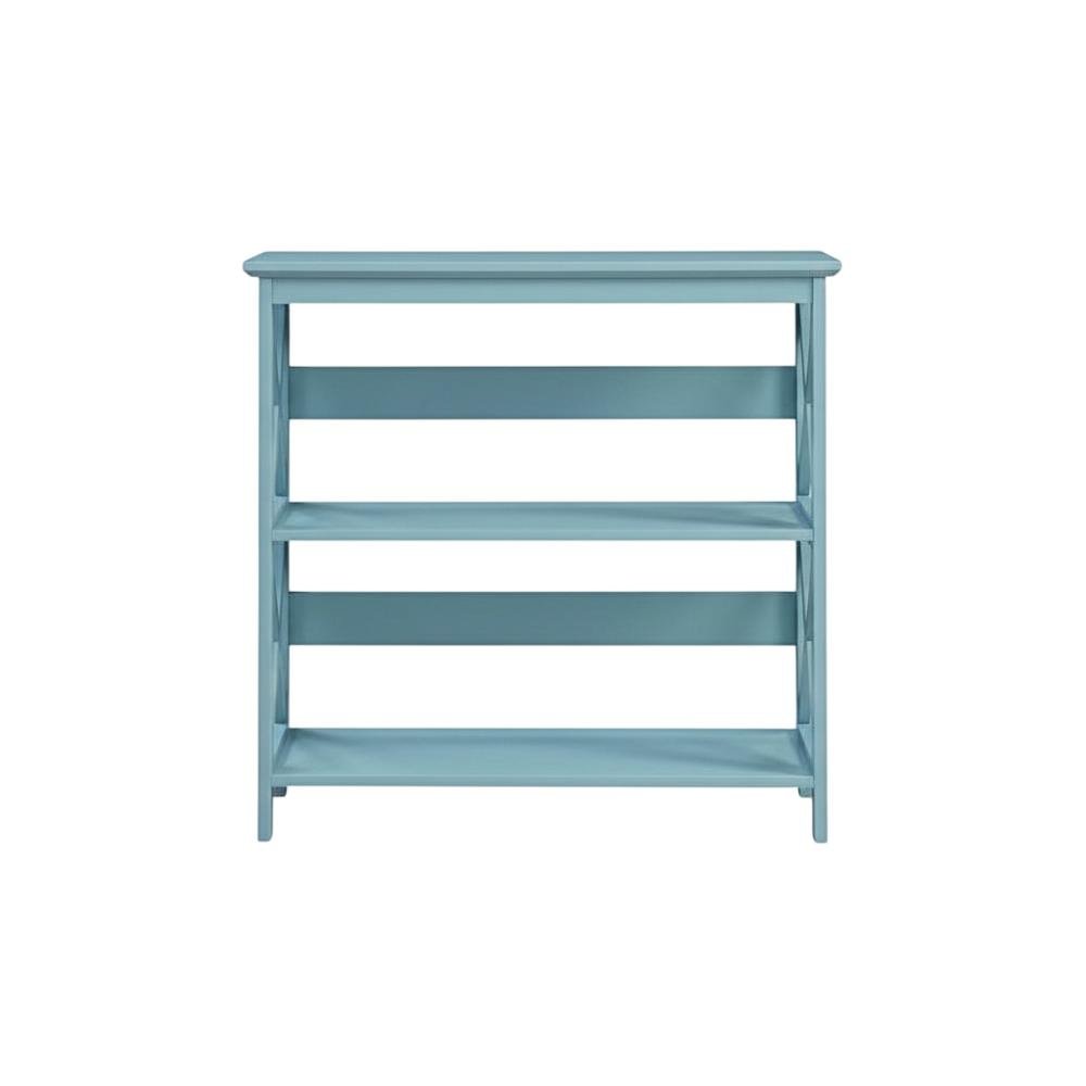 Wooden 3-Tier Bookcase with Non-Lead Finish for Stylish Storage