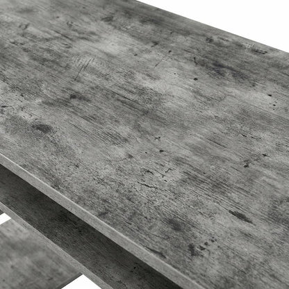 Wooden Student Desk, Melamine Surface, Stainless Steel Frame For Study And Work