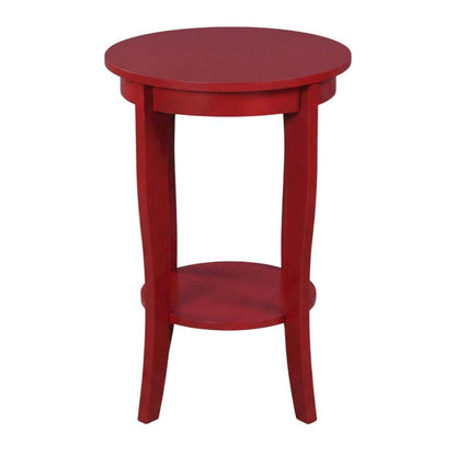 Round End Table with Modern Design and Durable Construction