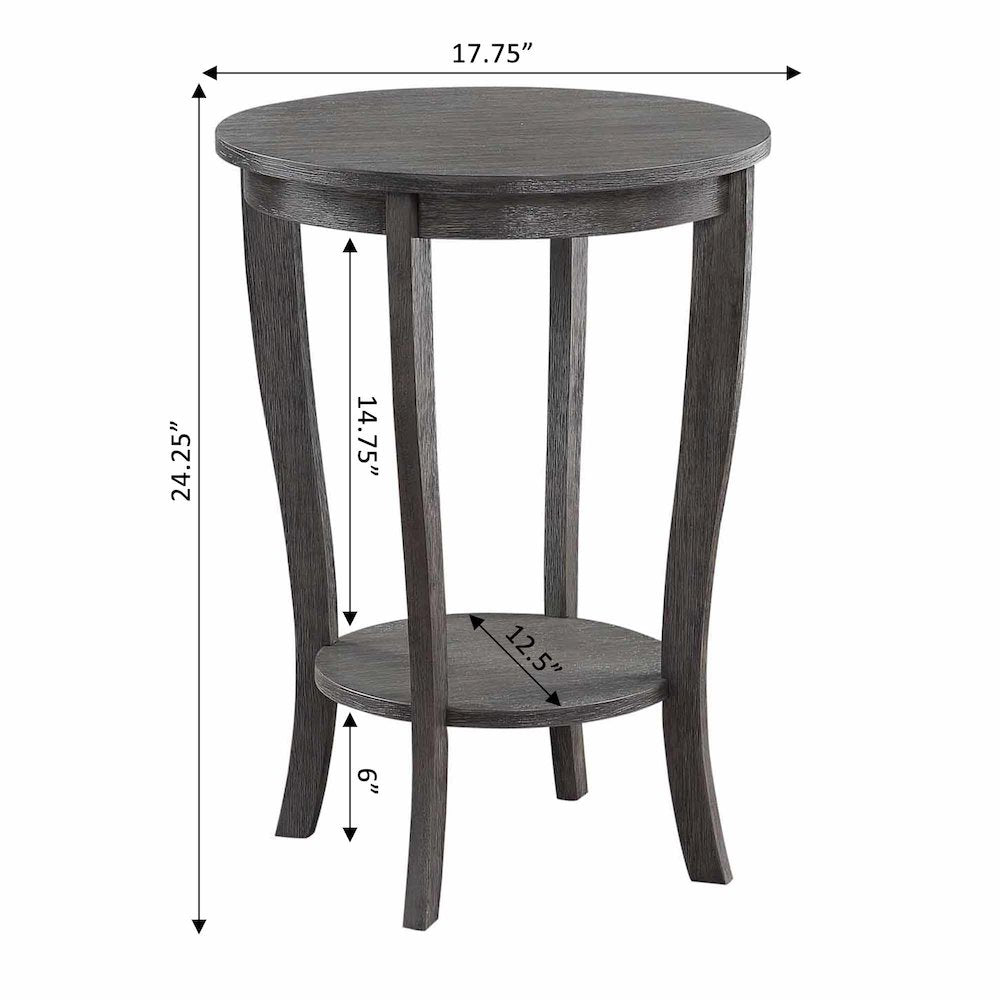 American Heritage Round End Table