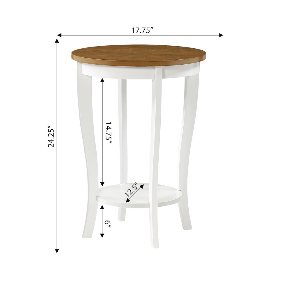 American Heritage Round End Table