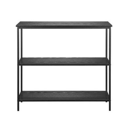 Powder Coated Metal 3-Tier Bookcase with Non-Lead Paint Finish