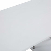 White Student Desk With Shelves, 60-Inch Deluxe Workspace With Melamine Surface