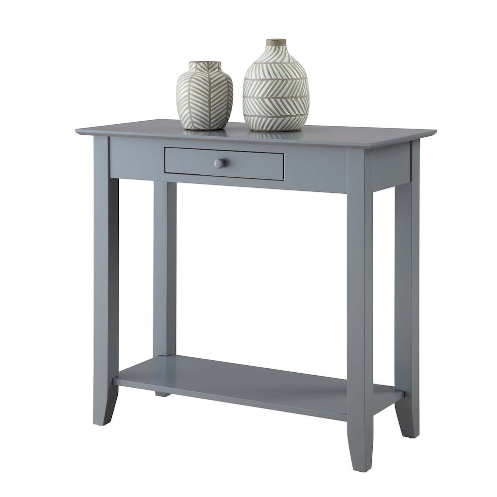 American Heritage Hall Table with Drawer and Shelf