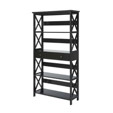 Wooden 5-Tier Bookcase with Drawer for versatile storage and organization
