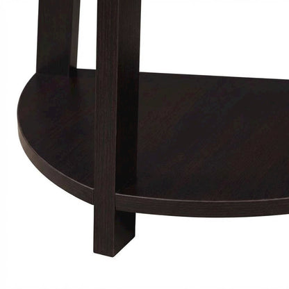 Espresso 5-Tier Corner Bookshelf - Contemporary Style, Sturdy MDF Construction
