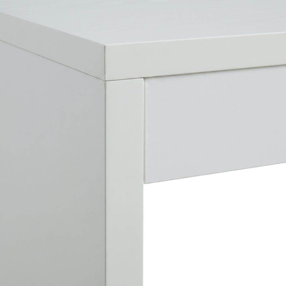 Entryway Console Desk, White, 48 Inch, Versatile, Hall Table