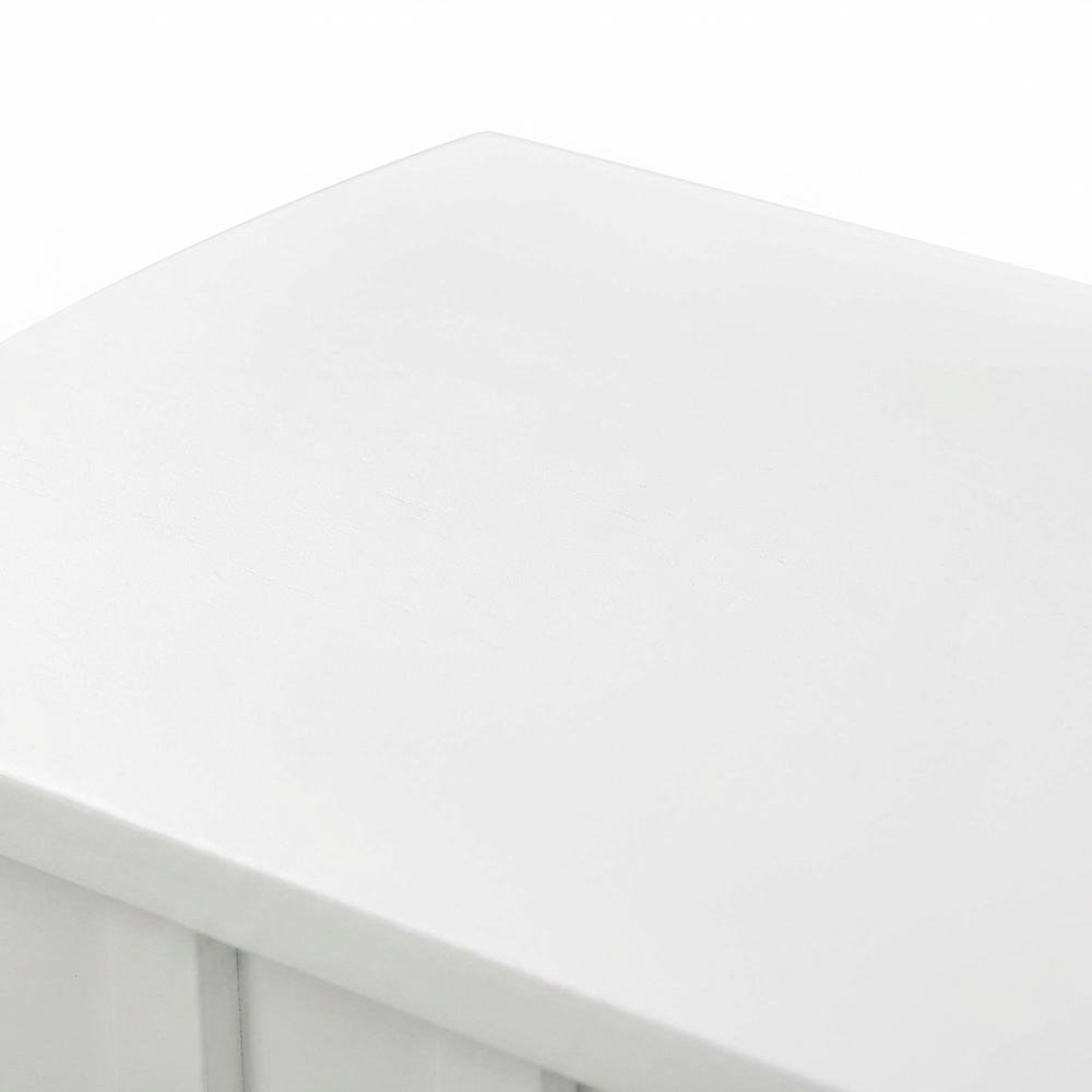 Wooden End Table with Flat Surface for Living Room and Bedroom Use