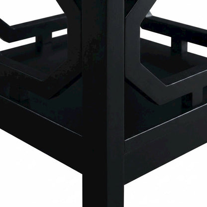 Wooden End Table with Sleek Design and Stable Construction