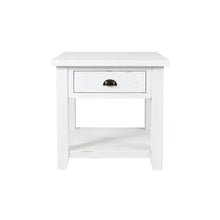 Artisan's Craft Rustic Farmhouse Distressed Acacia End Table