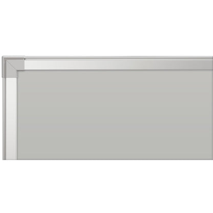 Porcelain Steel W/Galvanized Backer - Low Gloss - Brio Trim - Silver - 4X8