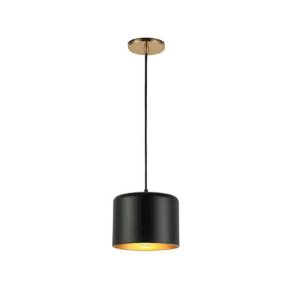 1LT Incand Pendant,  AGB, MB&GLD Shade