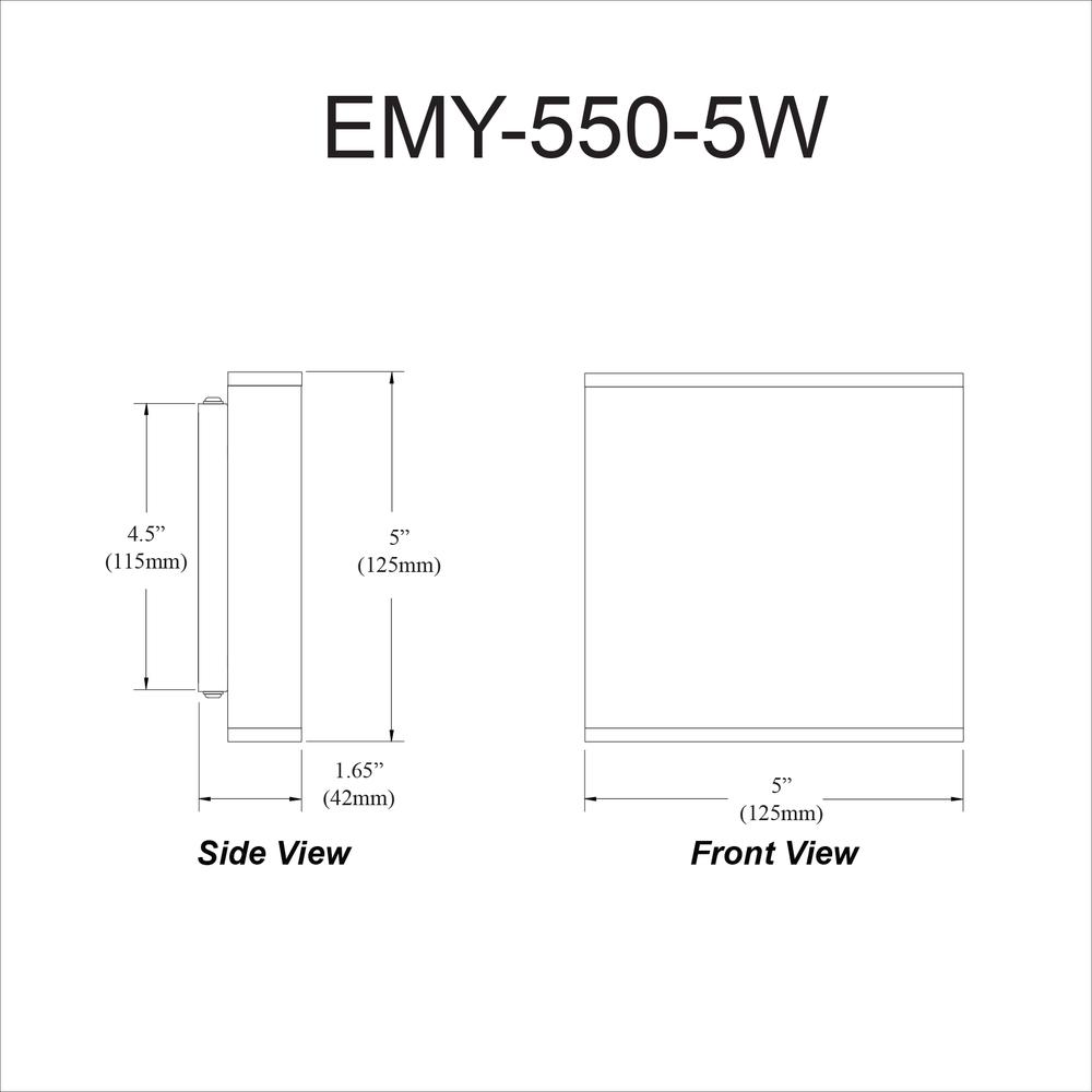 15W Wall Sconce, MB, Acrylic Diffuser