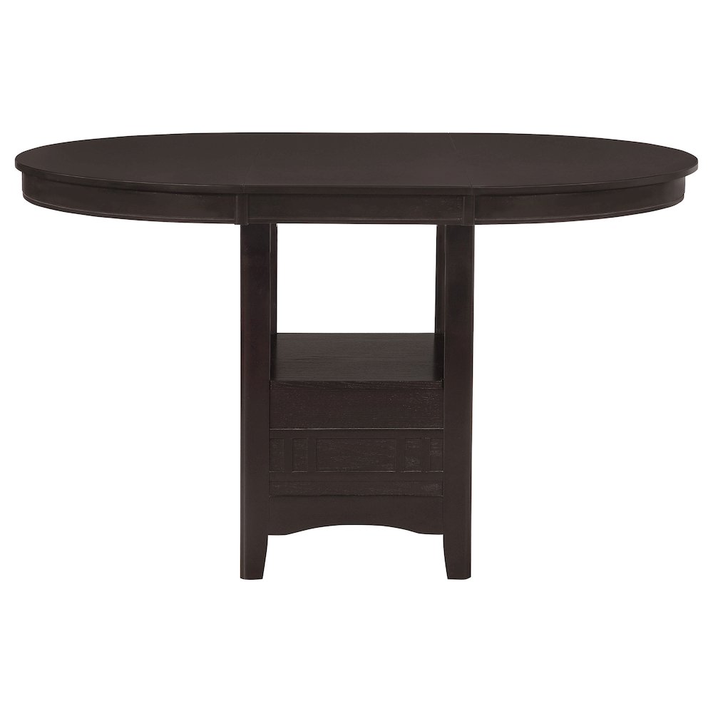 Counter Height Dining Table – Oval Bar Height Table with Extension