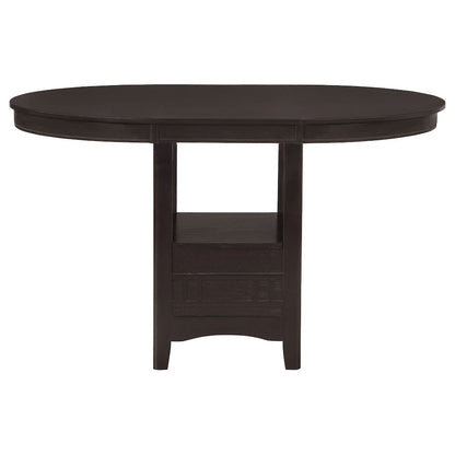 Counter Height Dining Table – Oval Bar Height Table with Extension