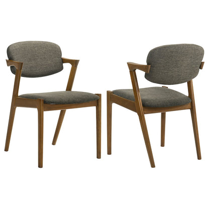 Farmhouse Dining Chairs – Wooden Kitchen Chairs Set of 2 with Padded Seat